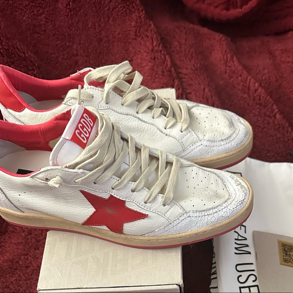 Golden Goose Red Ball Star size 41